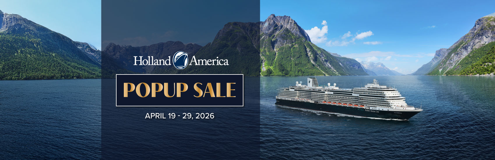 Pop Up Sales Event With Holland America